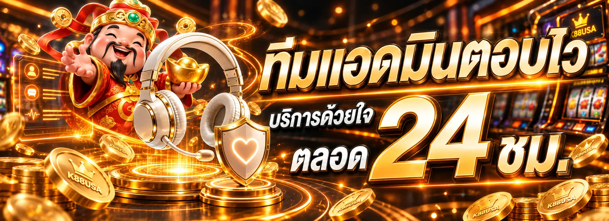 บริการช่วยเหลือและข้อมูลบัญชี K88USA ตลอดการใช้งาน